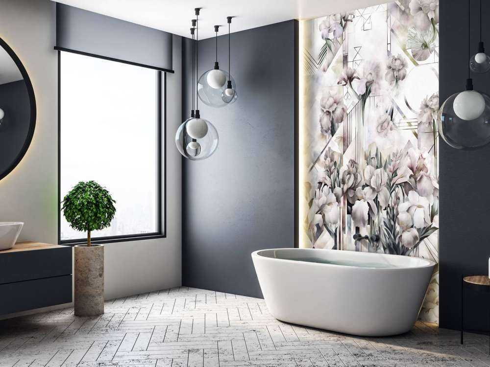 Enormi Iris Acquerellati Gialli