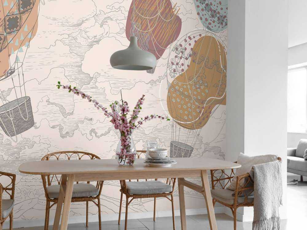 Mongolfiere colorate