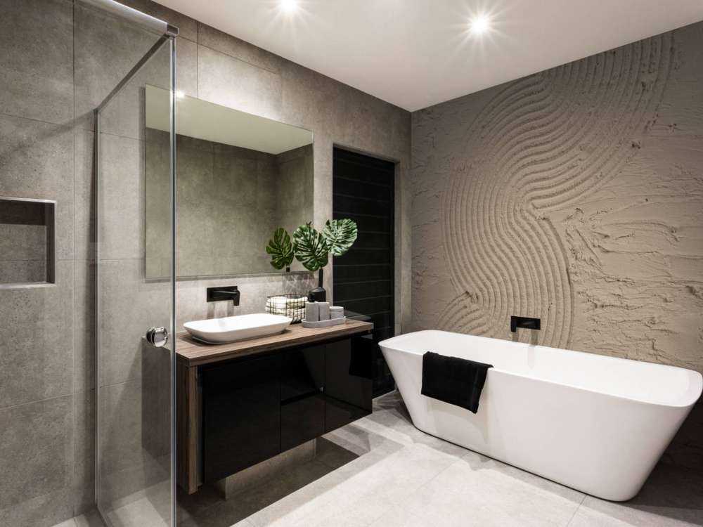 Orlo con linee e strutture organiche in color tortora