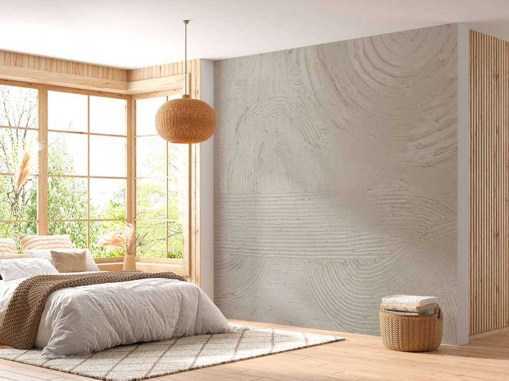 Strutture e forme in bianco sporco