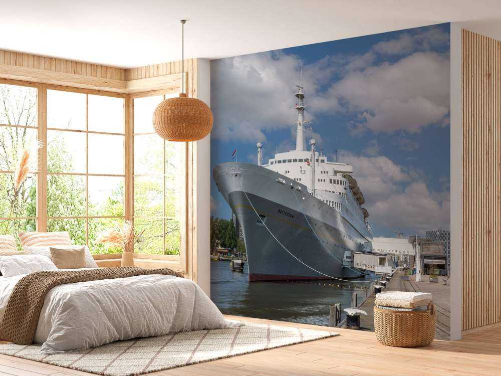 L'ex piroscafo SS Rotterdam a colori 