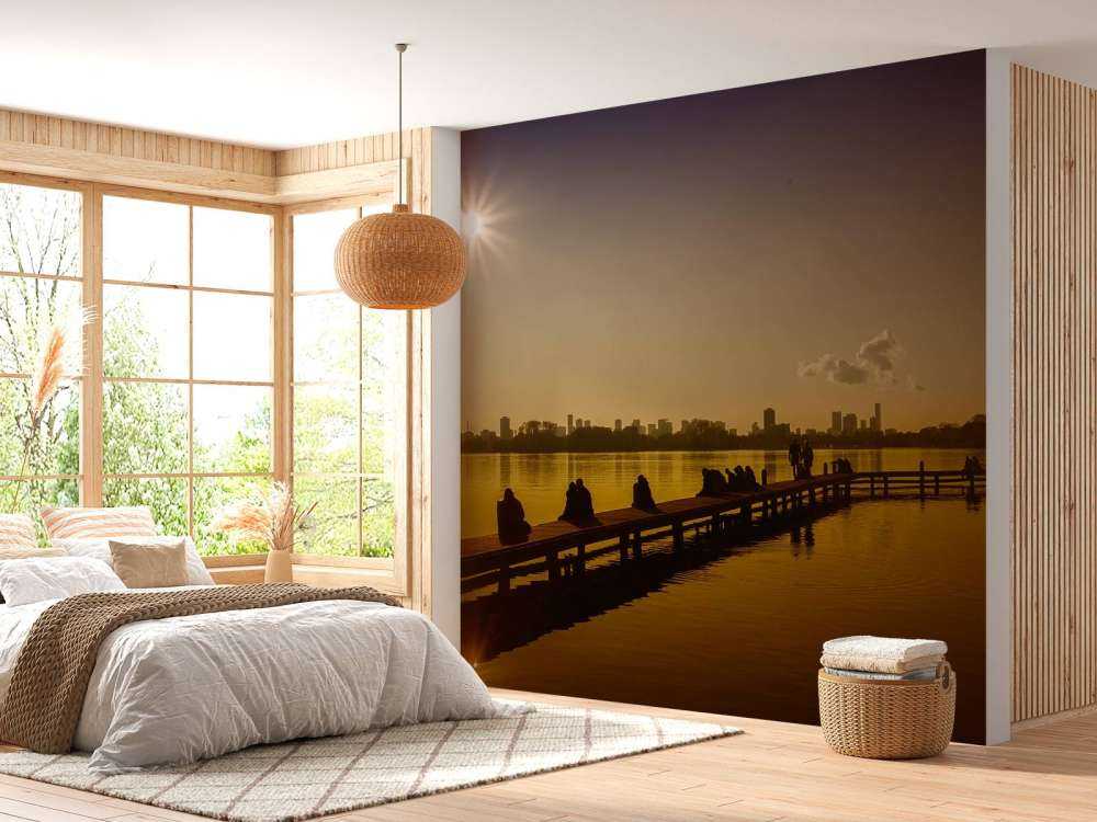 Rilassarsi al Kralingse Plas di Rotterdam 