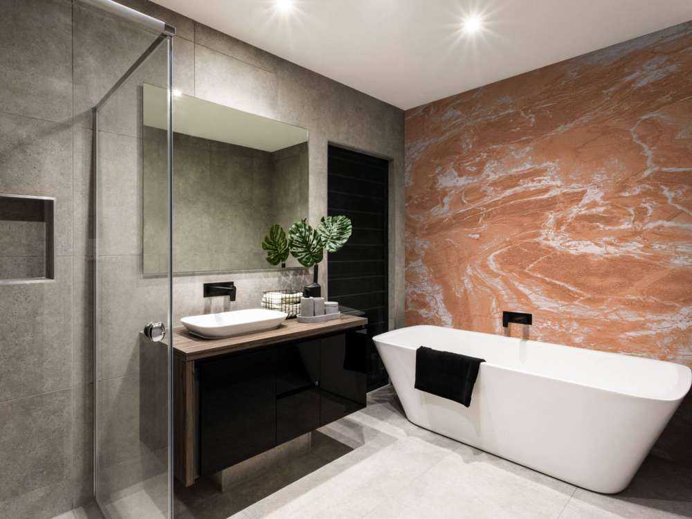 Marmo di terracotta con spazzate