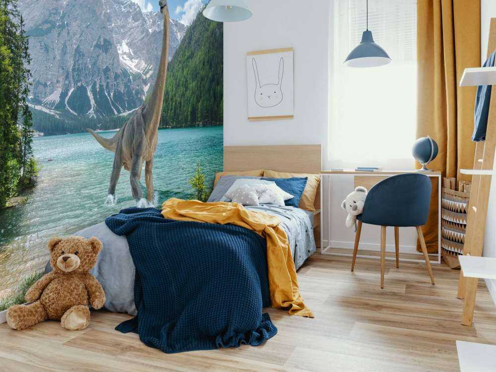 Brachiosauro in acqua