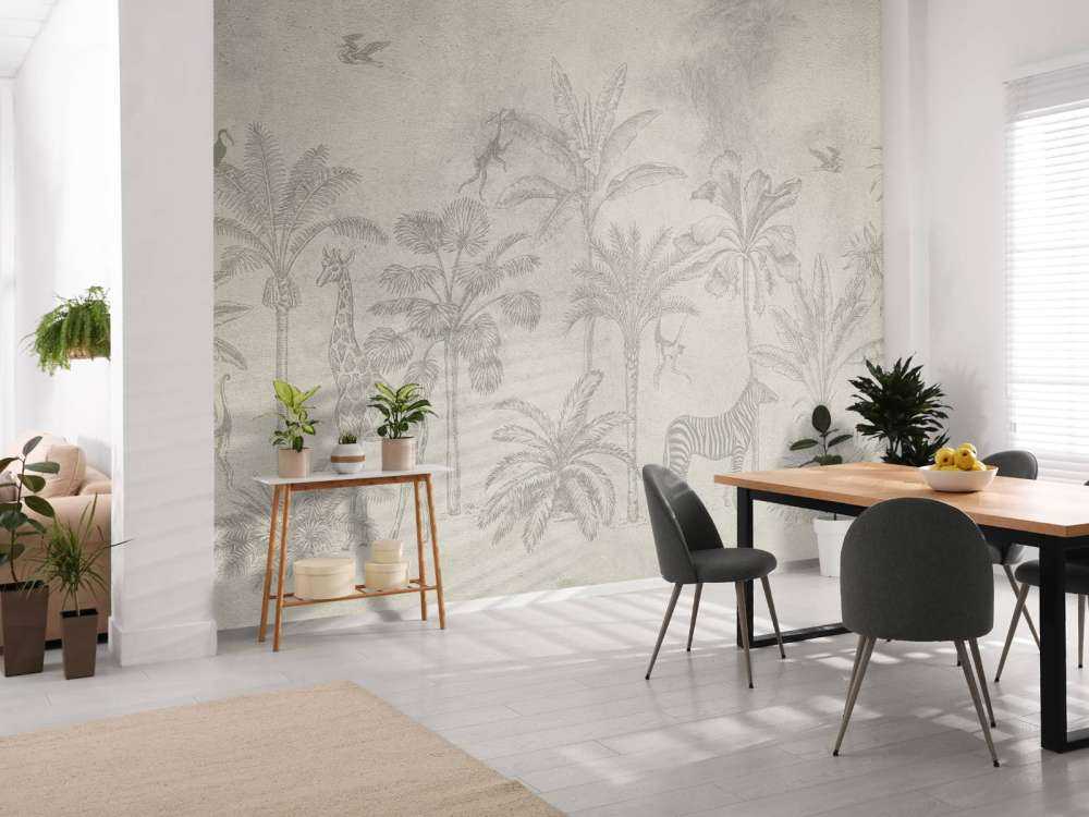 Animale tropicale verde giungla