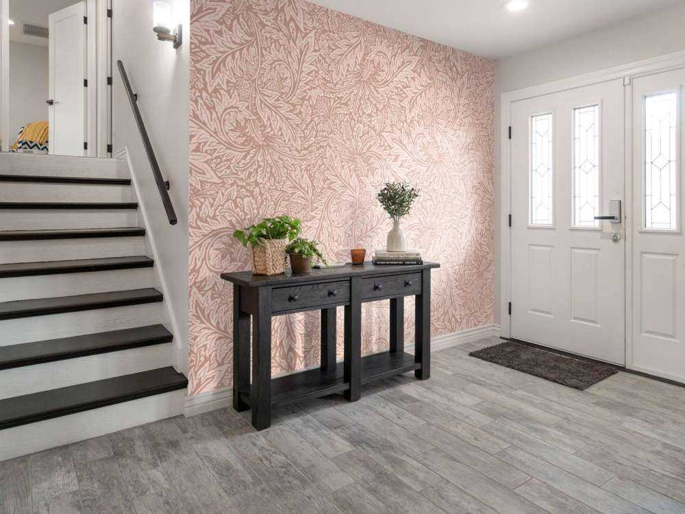 Morris Fiori e foglie - terracotta