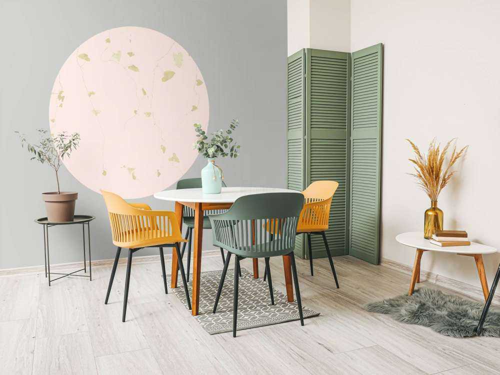 Foglie di tiglio - rosa cipria