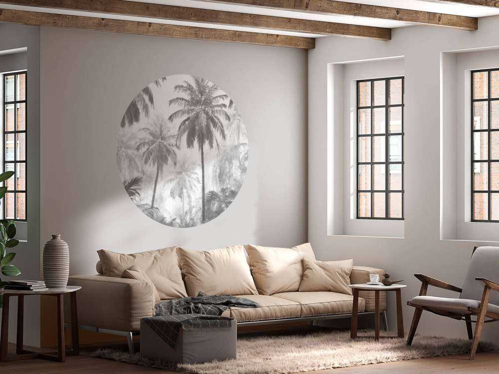 Foresta di Palme Nebbiosa