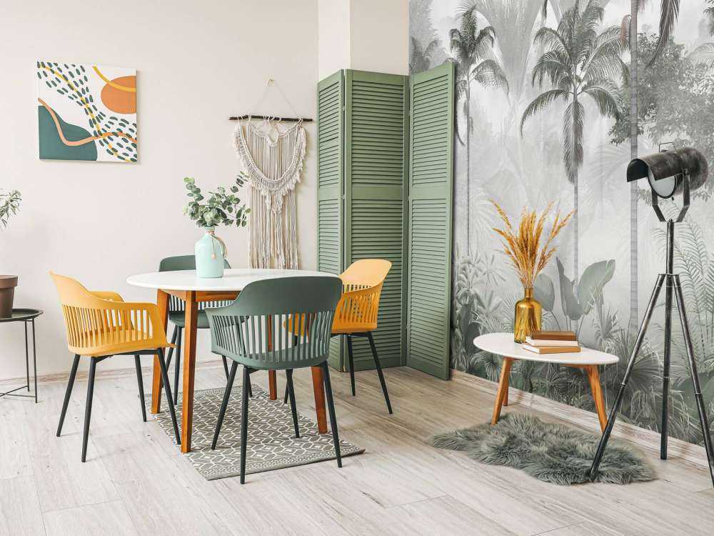 Bosco di Palme Nebbioso