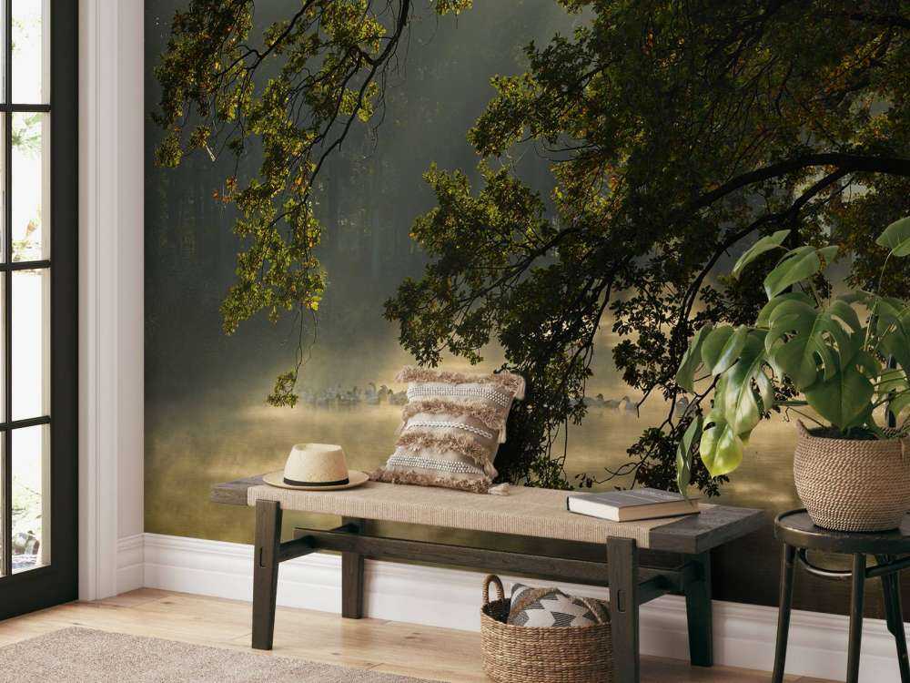 Rami a strapiombo sull'acqua