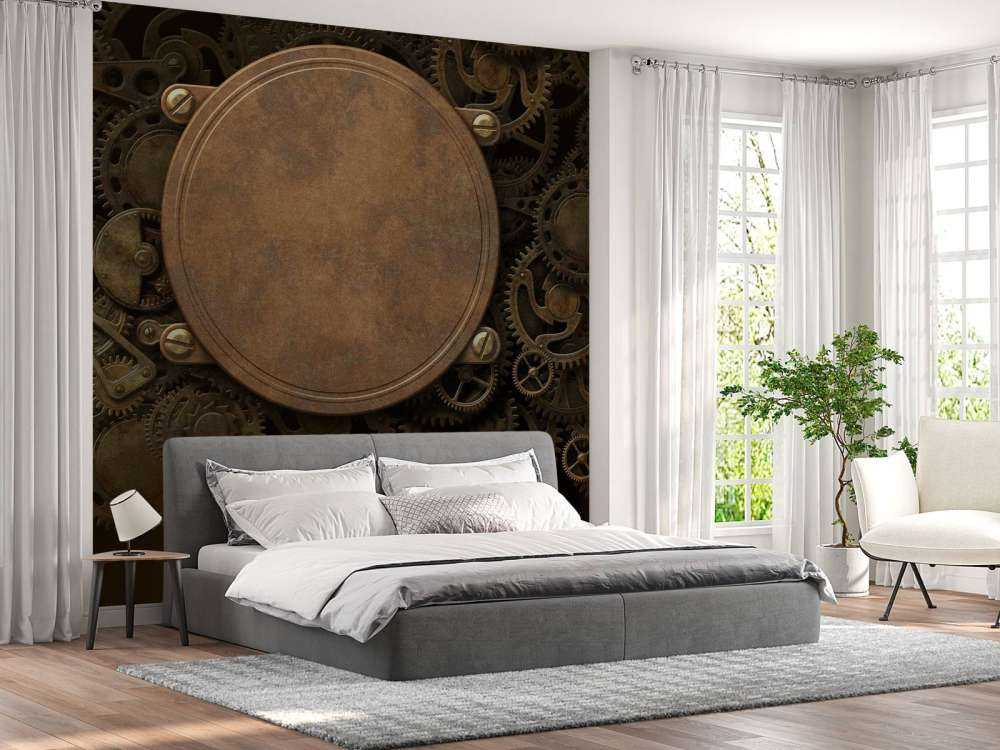 Meccanismo dell'orologio in rame