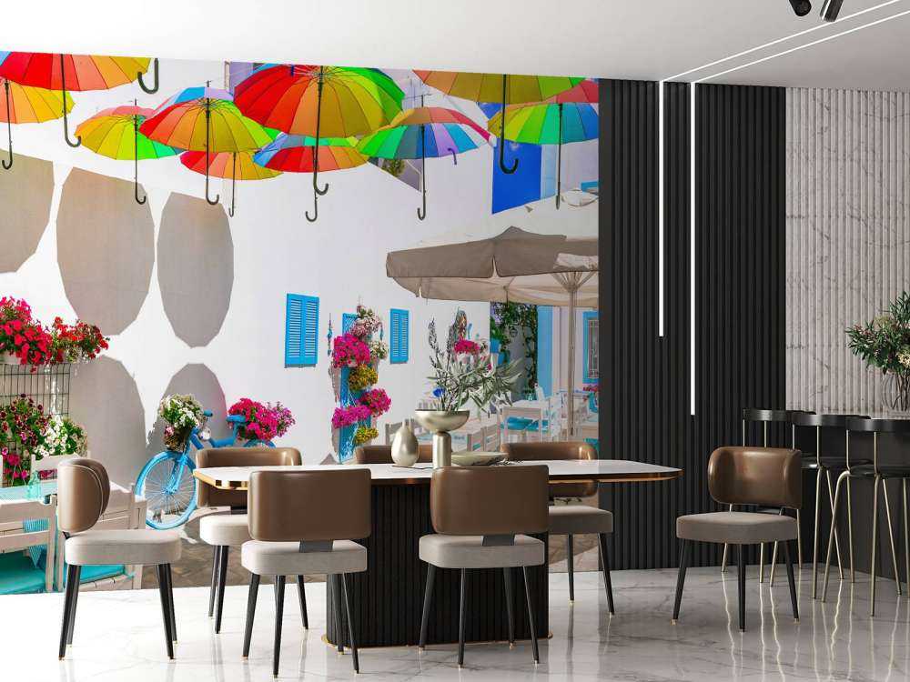 Bicicletta d'epoca in un ristorante