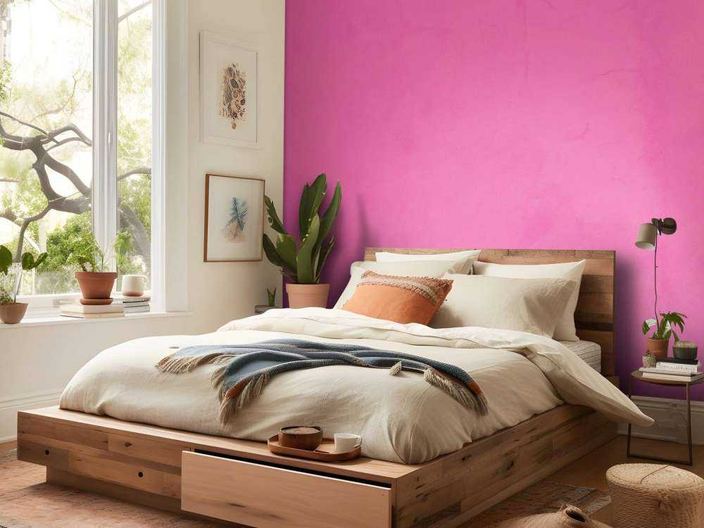 Calcestruzzo rosa fucsia