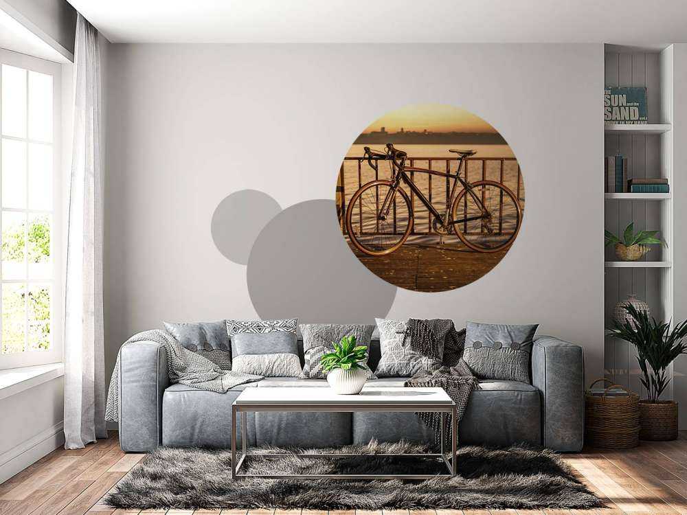 Bicicletta da corsa in riva al mare