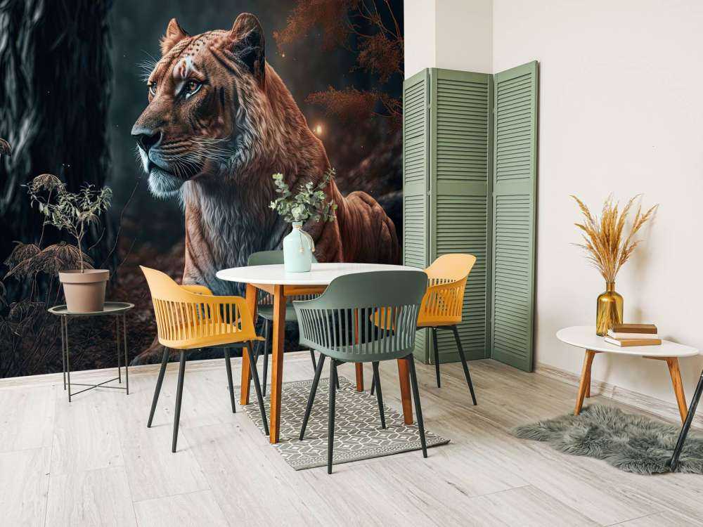 Illustrazione di un leone