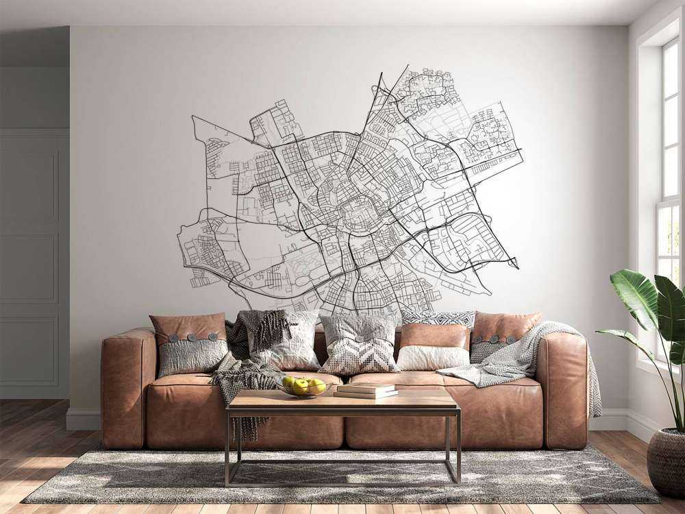 Mappa di Groninga, bianco