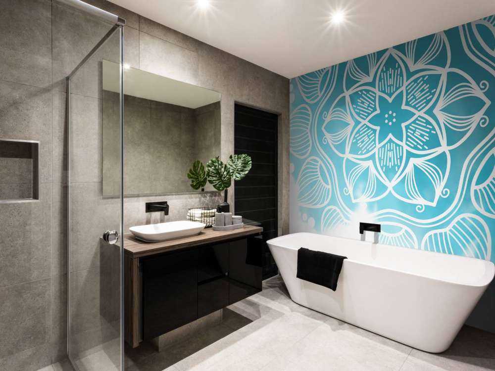 Mandala di colore dell'acqua