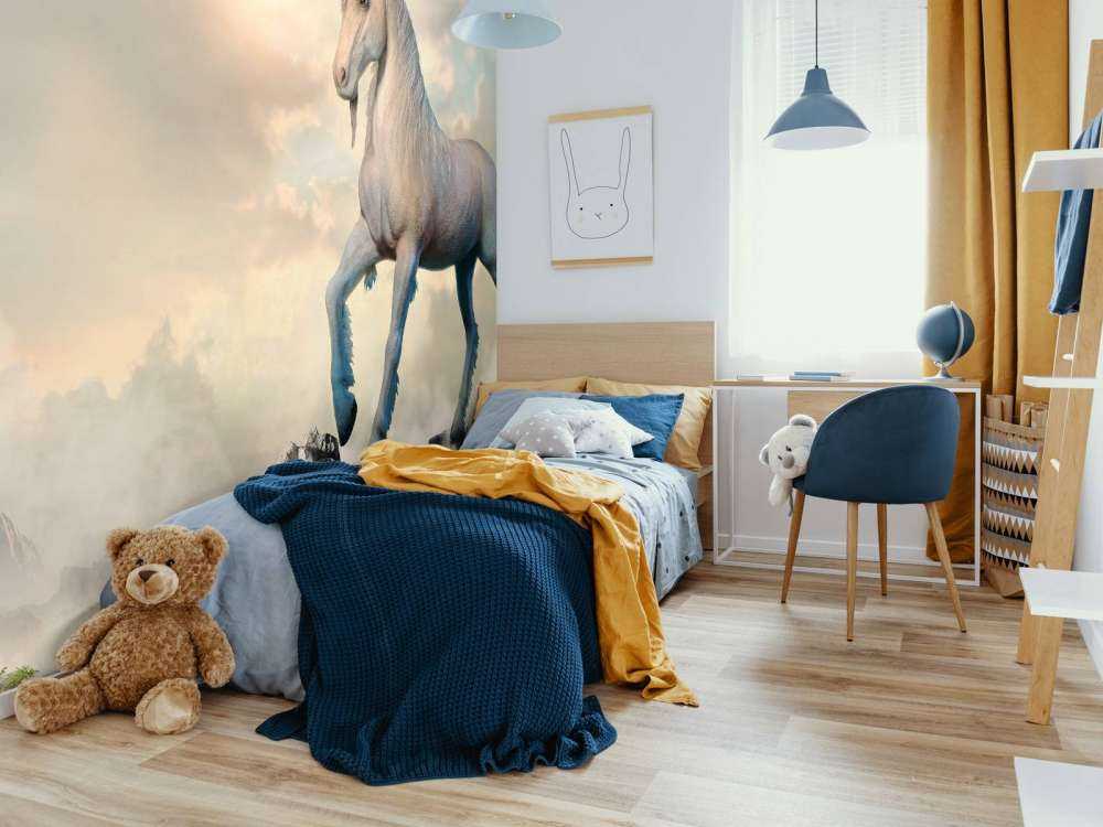 Unicorno sulle rocce