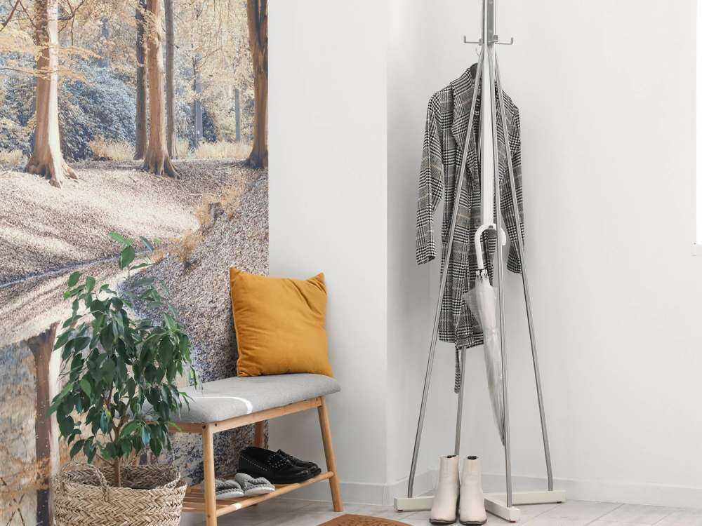 Ruscello nella foresta - pastello