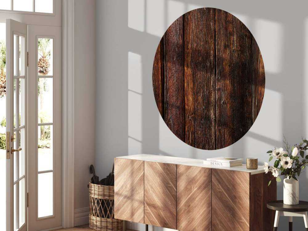 Legno verticale bruciato