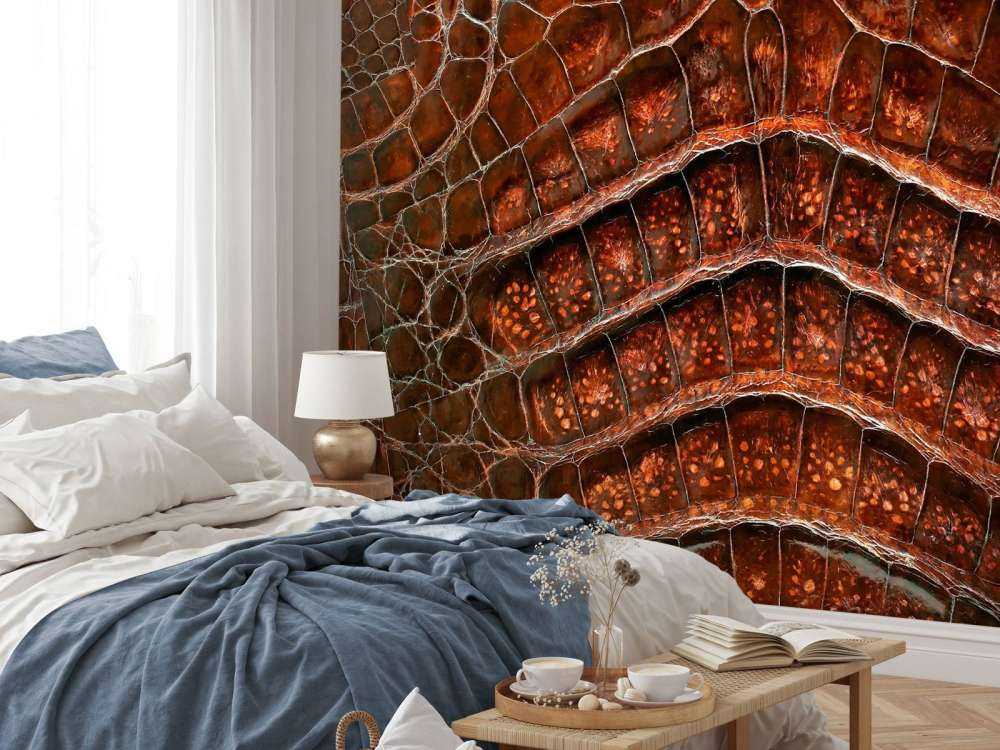 Struttura della pelle di coccodrillo