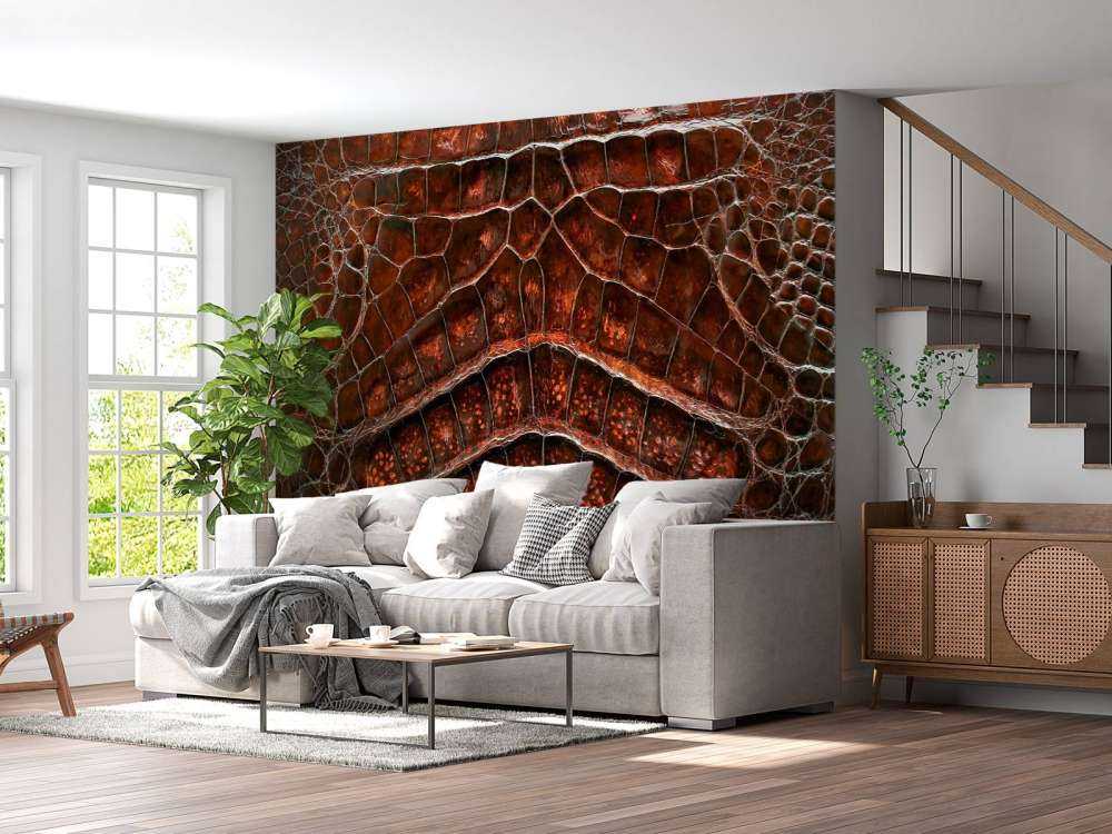 Struttura della pelle di coccodrillo