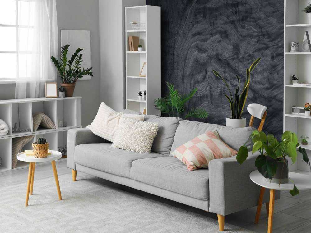 Struttura in legno grigio