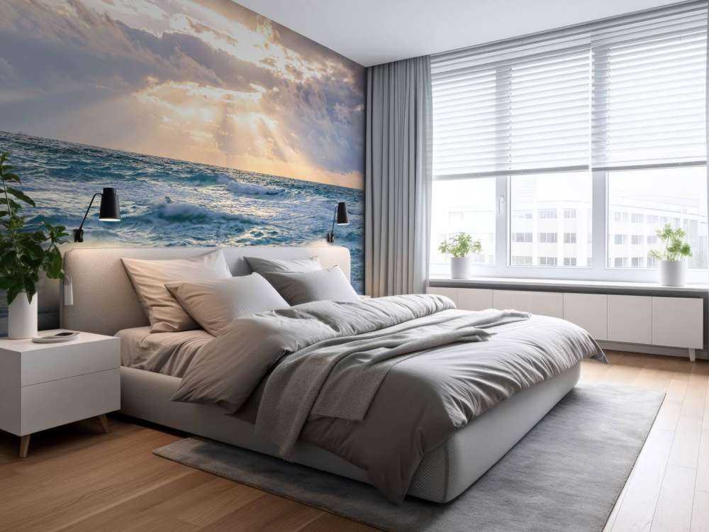 Raggi di sole sul mare