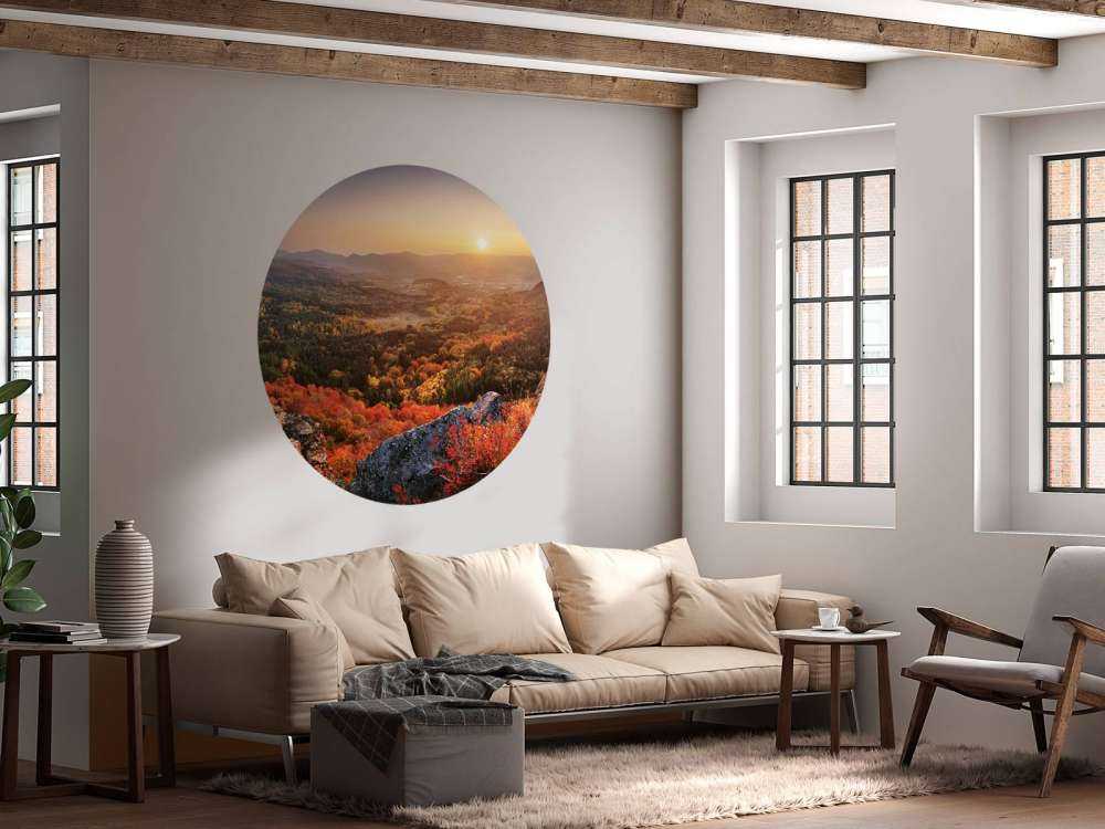 Paesaggio autunnale in montagna