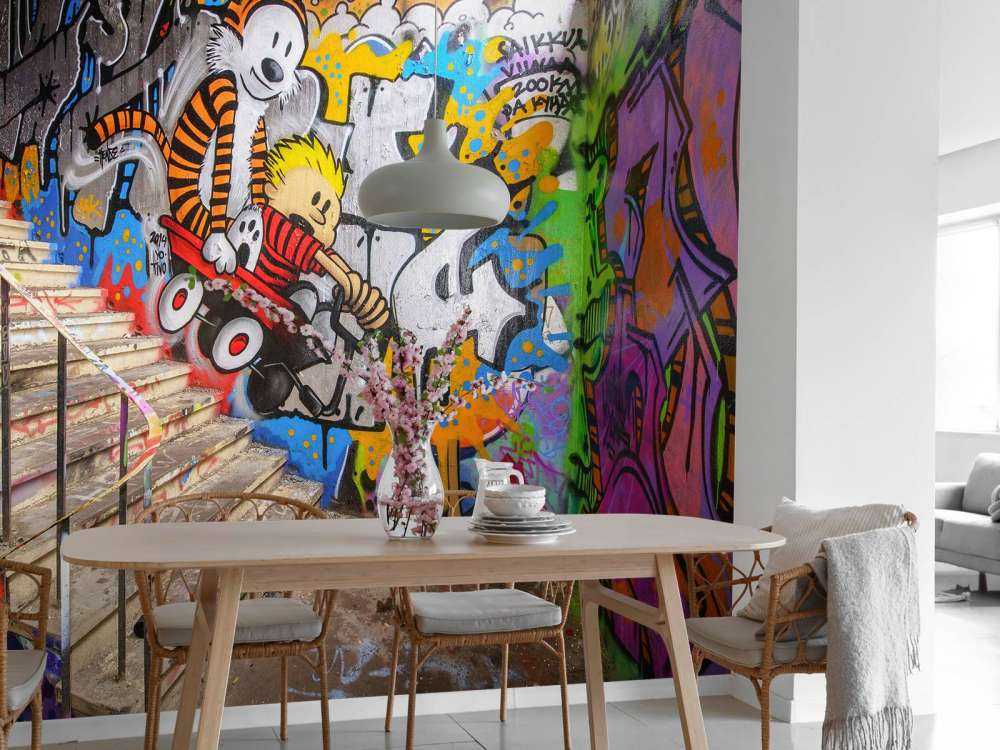 Graffiti con scale