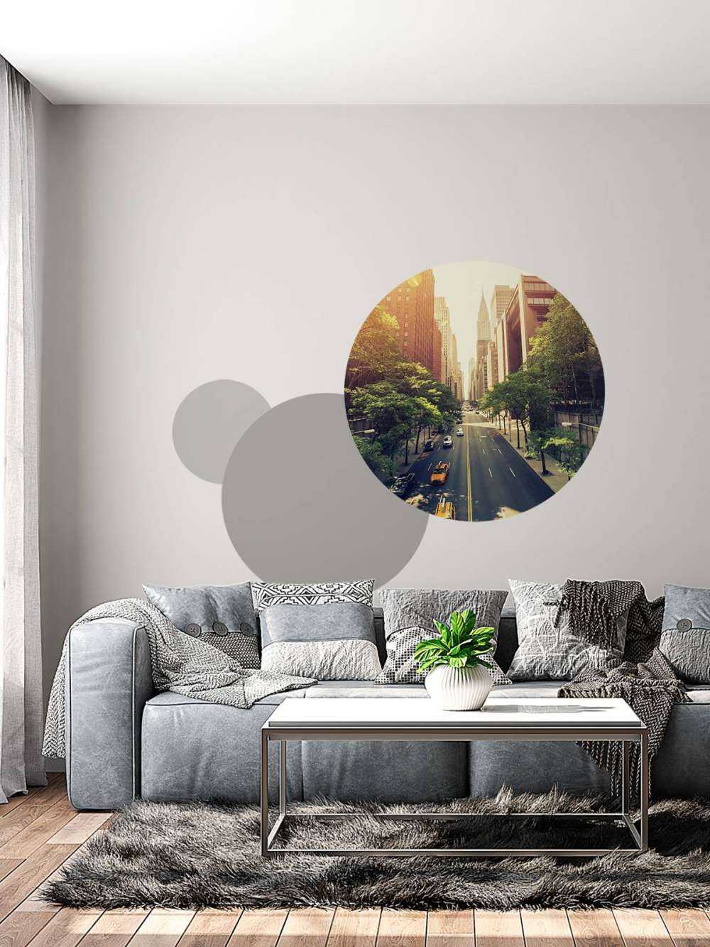 Autostrada attraverso la città