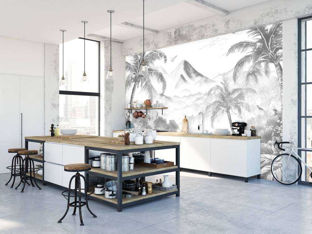 Alba sull'Isola Vulcanica