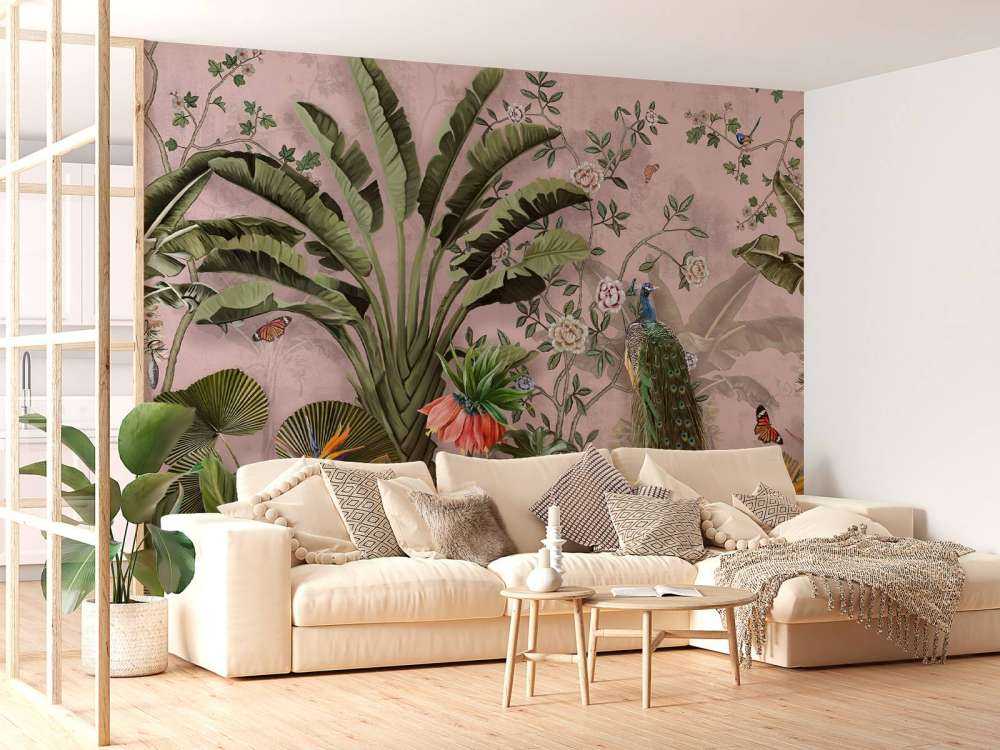 Pavone nella Bellezza Tropicale