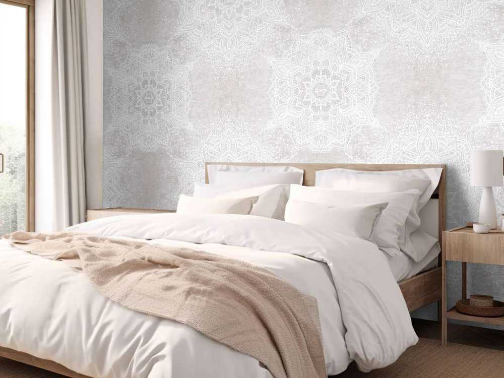 Mandala vintage di Ibiza - grigio neutro