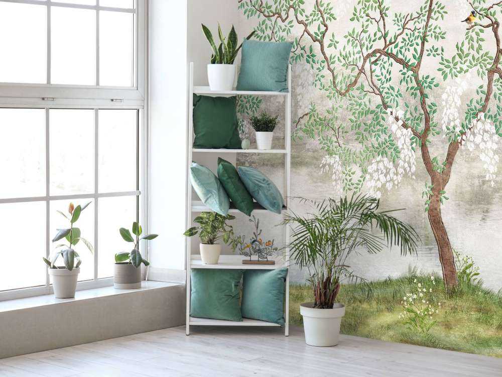 Paesaggio dipinto d'epoca