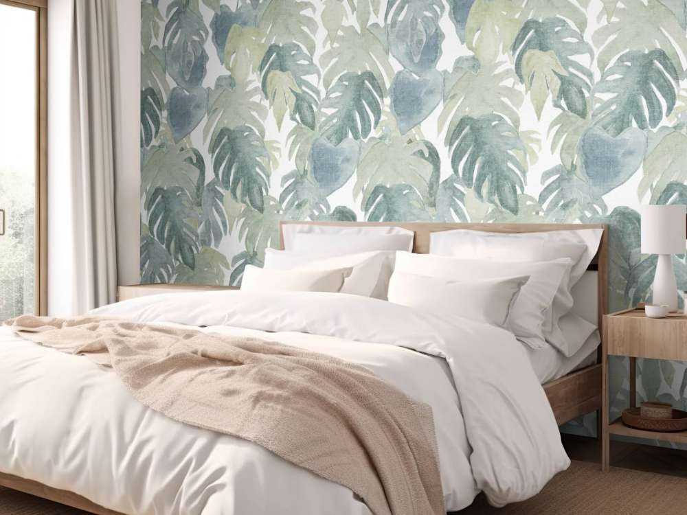 Palme tropicali ad acquerello