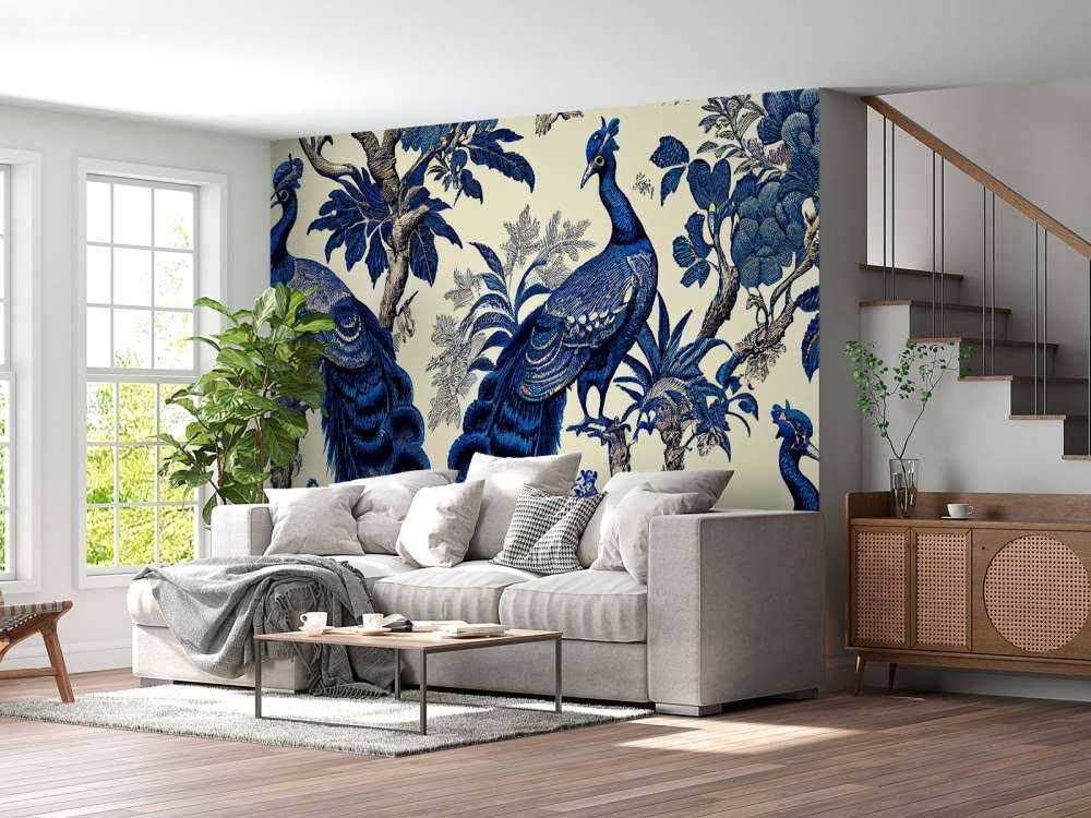 Royal Blue Peacock Splendor