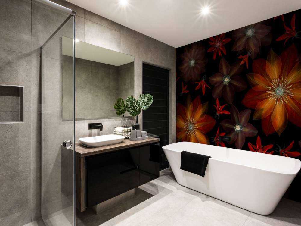 Fiori di clematide rossi