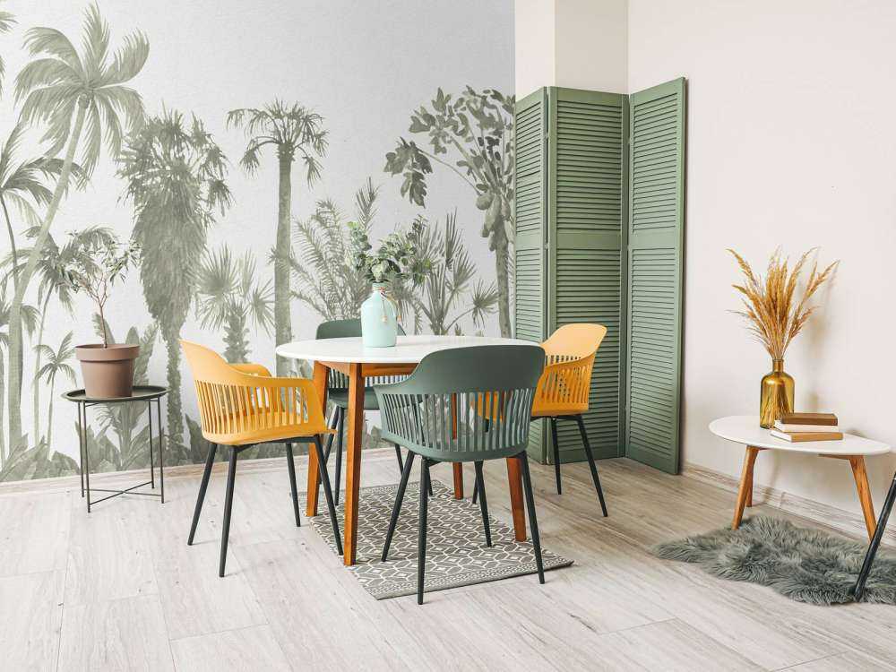 Tema della giungla in verde