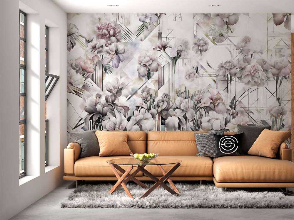 Enormi Iris Acquerellati Gialli