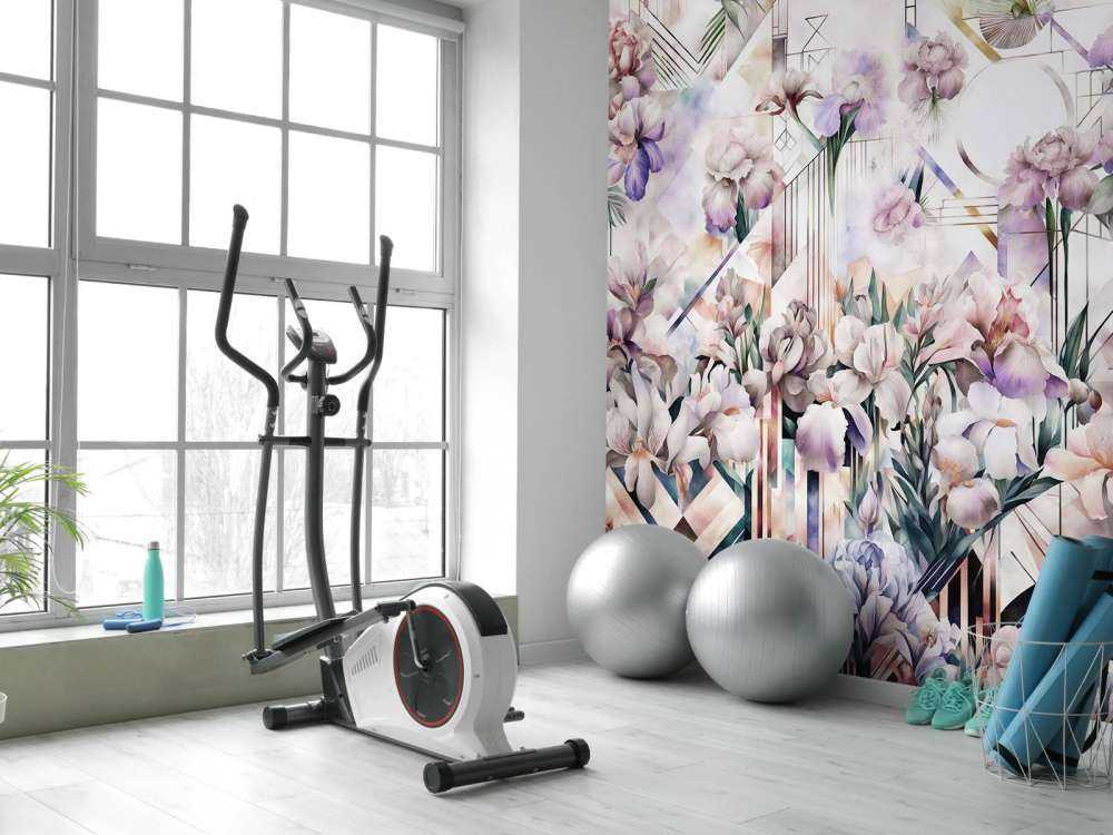 Enormi Iris Acquerellati Rosa