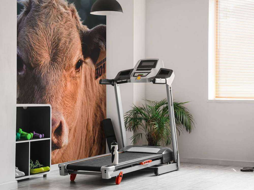 Mucca in primo piano