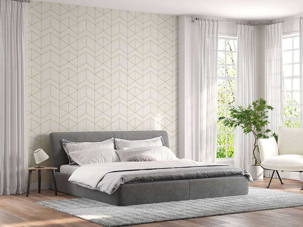 Piastrelle bianche geometriche