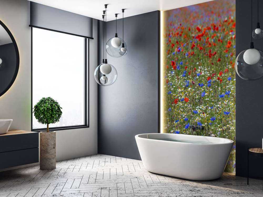 Campo pieno di papaveri