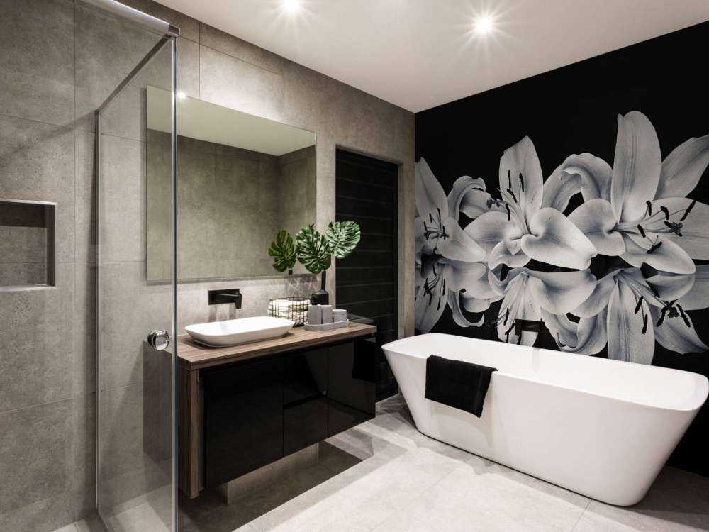 Fiori in bianco e nero