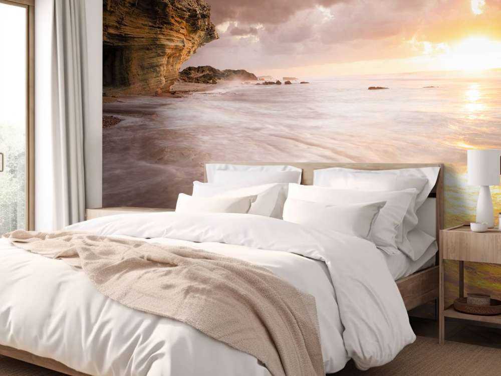 Tramonto sulle rocce