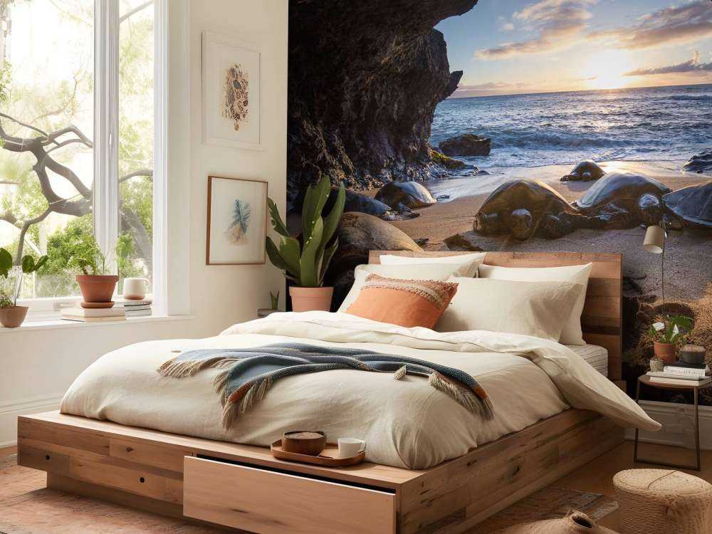 Tartarughe in una grotta