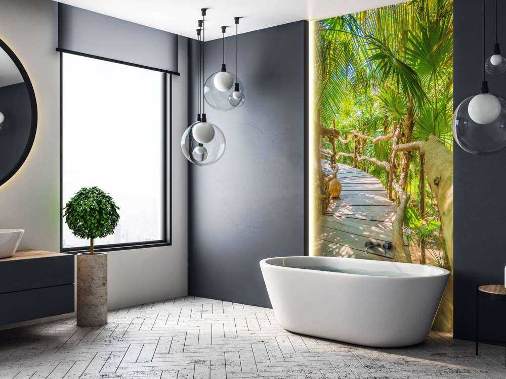 Ponte della giungla tropicale