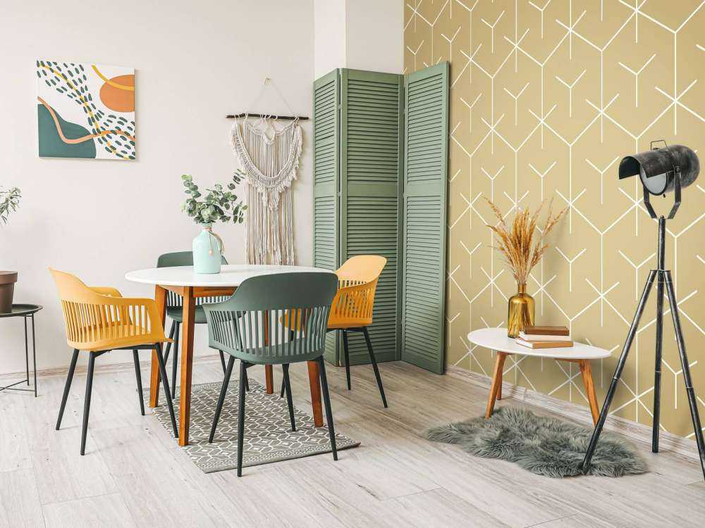 Esagoni geometrici, oro