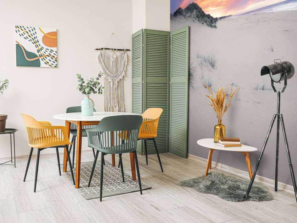 Alba sulle dune di sabbia